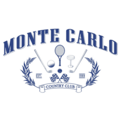 Monte Carlo Typography Sticker