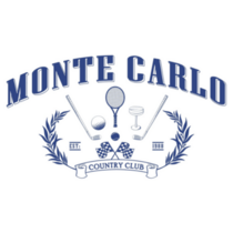 Monte Carlo Typography Sticker