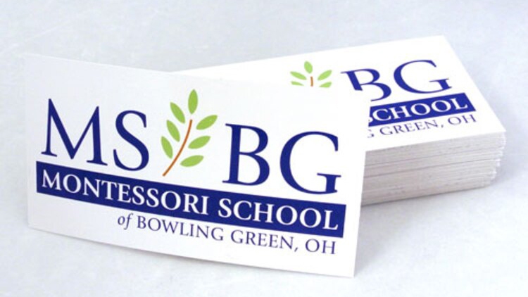 Montessori School of Bowling Green Custom Square Stickers