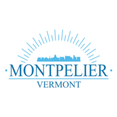 Montpelier Vermont Blue Banner Sticker