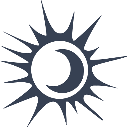 Moon In The Sun Sticker