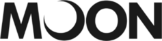 Moon Logotype Sticker