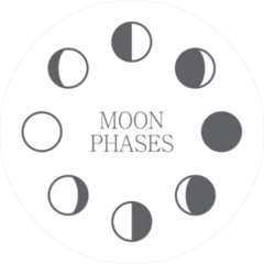 Moon Phase Icons Sticker