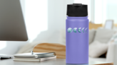 Moon Phase Sticker on a Water Bottle (New) example