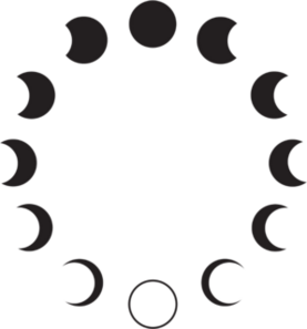 Moon Phases Astronomy Sticker