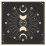 Moon Phases Square Sticker