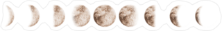 Moon Phases Sticker