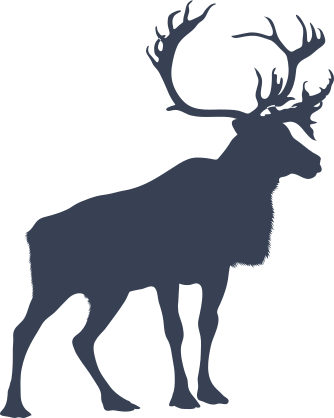 Moose Standing Sticker