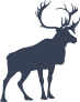 Moose Standing Sticker