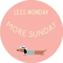More Sunday Dachshund Sticker