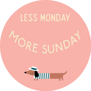 More Sunday Dachshund Sticker