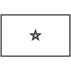 Morocco Flag Icon Sticker