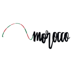 Morocco Hand-drawn Lettering Art Sticker