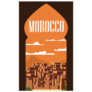 Morocco Retro Poster City Sticker