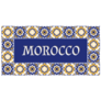 Morocco Travel Banner Sticker