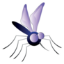 Mosquito Cute Purple Cartoon Sticker