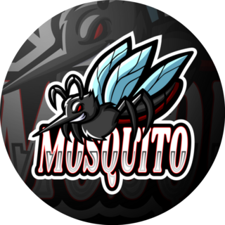 Mosquito Esport Logo Mascot Sticker