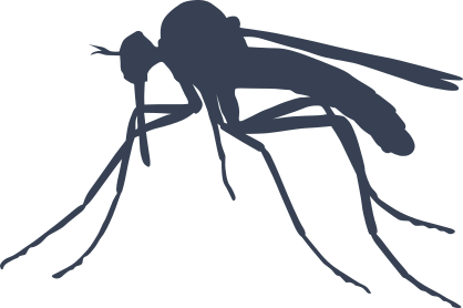 Mosquito Standing Sticker