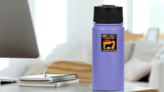 Most Likely German Shepherd Sticker on a Water Bottle (New) example