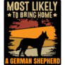 Most Likely German Shepherd Sticker