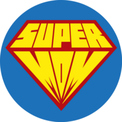 Mothers Day Card For Super Mom Sticker