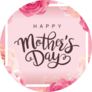 Mothers Day Greeting Card With Flowers Sticker