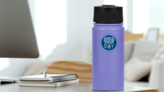 Motor Neurone Rare Disease Awareness Sticker on a Water Bottle (New) example