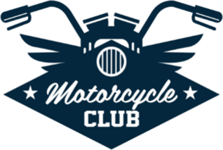 Motorcycle Club Handlebars Sticker