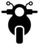 Motorcycle Icon Trendy Design Sticker