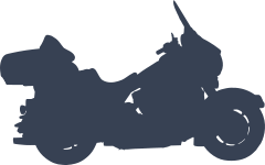 Motorcycle Shape Sticker