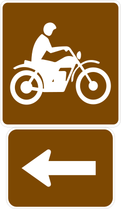 Motorcycles To The Left Sticker