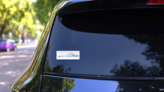 Mount Ararat Clouds Sticker on a Rear Car Window (New) example