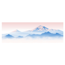 Mount Ararat Clouds Sticker