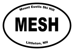 Mount Eustis Ski Hill Oval Sticker