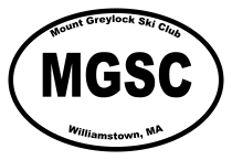 Mount Greylock Ski Club Oval Sticker