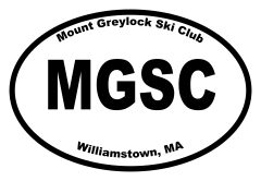 Mount Greylock Ski Club Oval Sticker