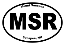 Mount Sunapee Resort Oval Sticker