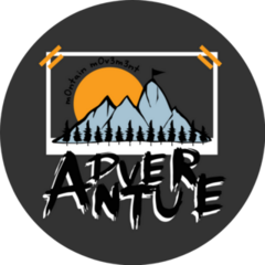 Mountain And Adventure Typography Oregon Sticker