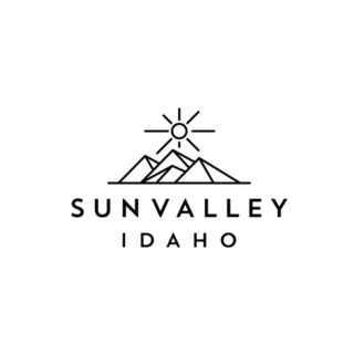 Mountain Bald In Sun Valley Idaho Lettering Sticker