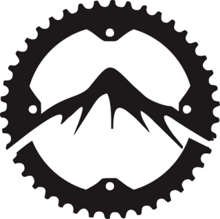 Mountain Bicycle Gear Logo Sticker