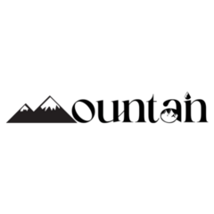 Mountain Rock Climbing Logo Sticker