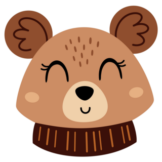 Mouse Face Smiling Sticker