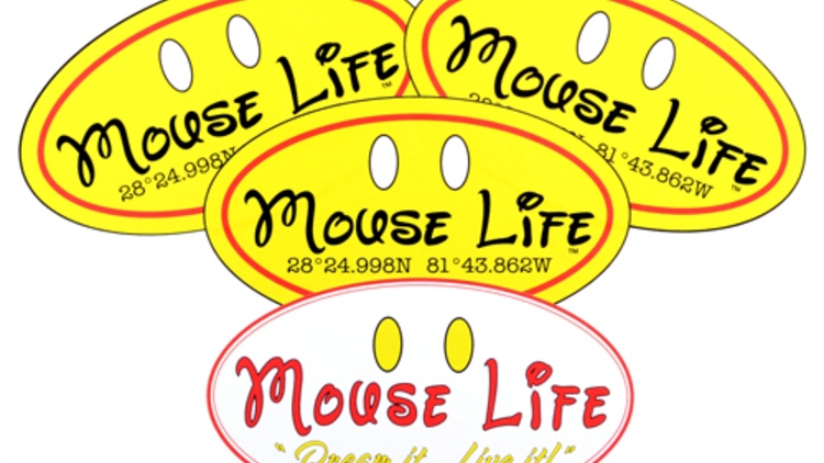 Mouse Life Custom Oval Stickers