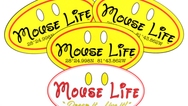 Mouse Life Custom Oval Stickers