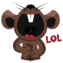 Mouse LOL Sticker