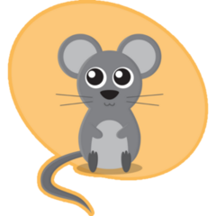 Mouse On Yellow Sticker
