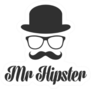 Mr. Hipster Mustache Sticker