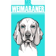 Mr. Weimaraner Sticker