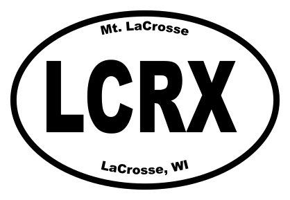 Mt. LaCrosse Oval Sticker