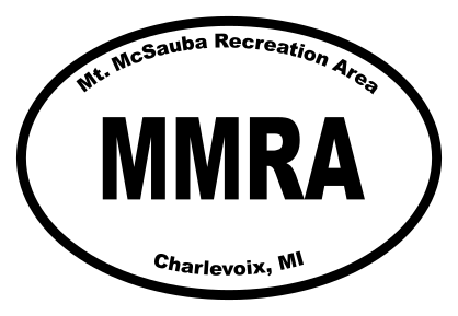 Mt. McSauba Recreation Area Oval Sticker